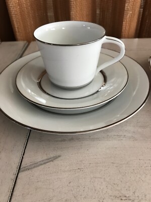 5 Pc NORITAKE China GALAXY 6527 - 2 SALAD PLATES 1 CUP & 2 SAUCERS