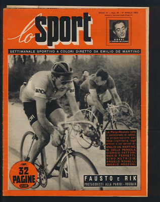 Lo Sport n.16 del 17/04/1952 Arizin Vola nel Basket Excellent  