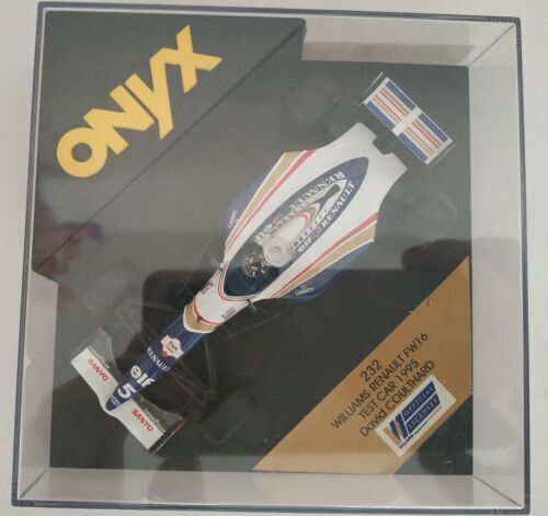 Onyx Minicar 1/43 Williams Renault Fw 15B 2 White Blue Onyx Minicar 1/43 Williams Renault Fw 15B 2 White Blue