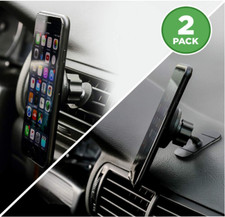 2-for-1 Magnetic Phone Holder for Car 2-Pack , Mount or GPS to Dashboard...