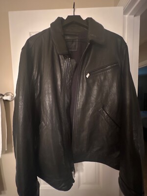 ANDREW MARC XL LEATHER JACKET 5 POCKET