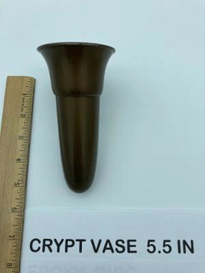 Mausoleum Crypt Injection Molded Plastic REPLACEMENT Vase 5 inch - Royal Duchess - Image 4 of 4