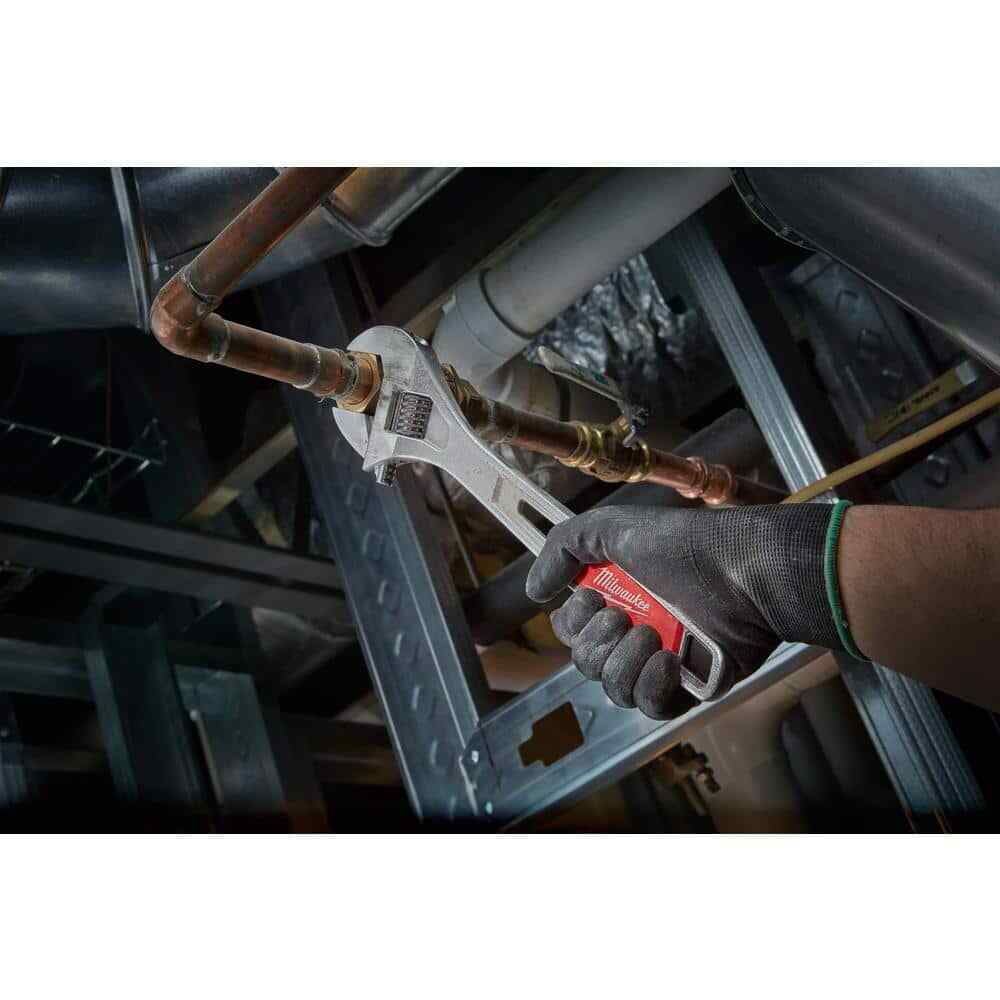 Milwaukee Adjustable Wrench Set 6in., 10in., and 12in SAE OpenEnd