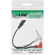 InLine Audio Cable Y for Airplane 2x Jack 3.5...