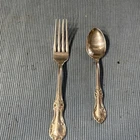 Vintage International Sterling Silver Dinner Fork & Teaspoon