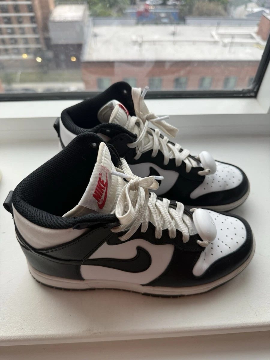 Nike Dunk High Black White W for sale | eBay