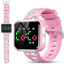 Etuwoe Potty Training Watch for Toddler Girls: Adjustable Watch, Pink