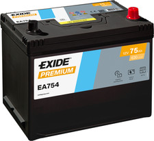 Exide EA754 Premium 75Ah Autobatterie 570 412 063