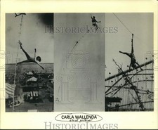 1987 Press Photo Carla Wallenda, Aerial Performer - nop80388