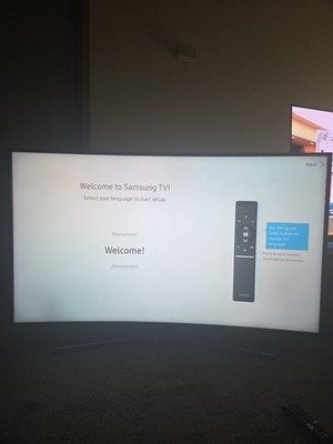 Samsung UN55MU6500f Curved Screen 4k TV