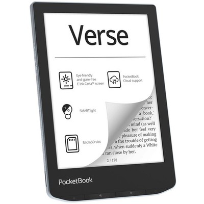 PocketBook Verse Bright Blue eBook Reader