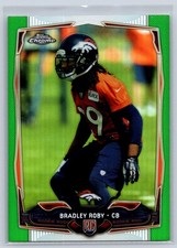 2014 Topps Chrome #209 Bradley Roby Green Refractor