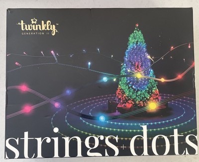NIB! Twinkly Generation II RGB LED's Lights~400 Strings +60 Dots~TWPACK006-US