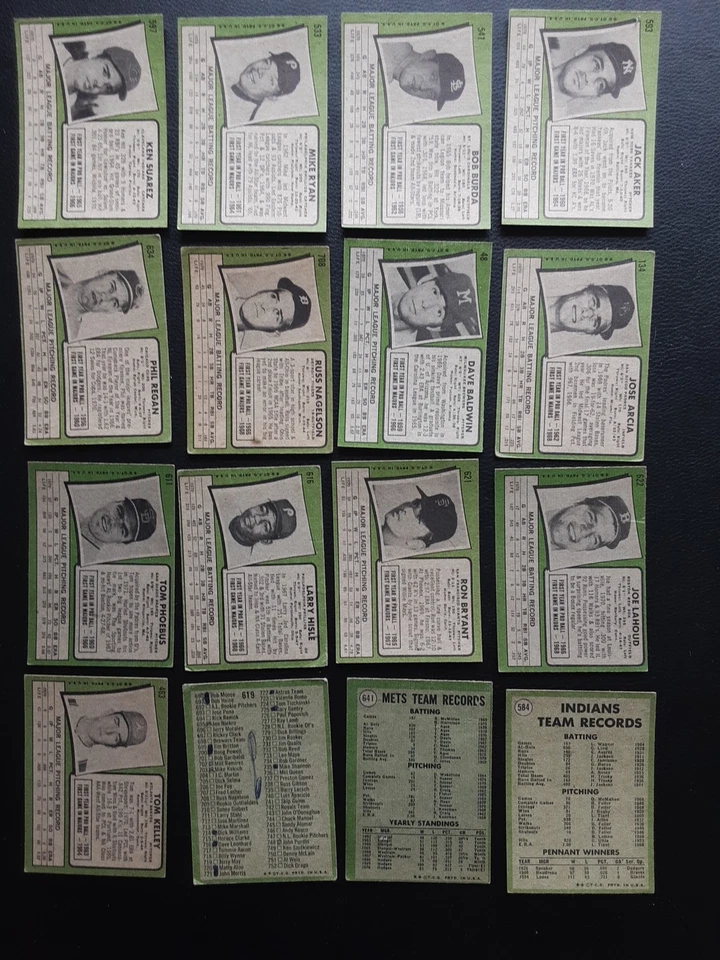 1971 Topps Baseball Card Lot of 25 Various Grades - Image 4 of 4