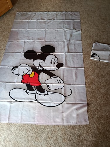 Vorhang Disney Mickey Mouse 2 Teile je 129 x 206 cm Gardine Kinderzimmer