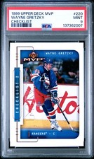 1999 UPPER DECK MVP CHECKLIST #220 WAYNE GRETZKY PSA 9