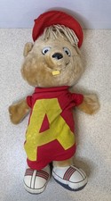 Vintage 1983 Alvin and the Chipmunks Pull String Talking 18" Plush Working