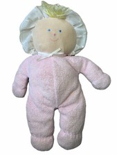 Eden Terry Cloth Doll Blonde Hair Plush 10"
