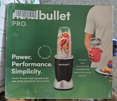 nutribullet PRO Personal Blender 900W 32oz Black Easy Clean Portable