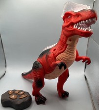 LED T-Rex RC Dinosaur Remote Control Walk Talk Dance Roar Dino With Remote Works
