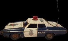 Vintage Sears Battery Op Police Highway Patrol Impala (Untested)