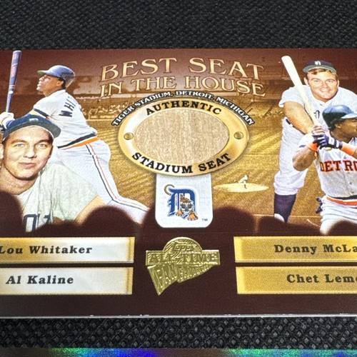 2005 Topps All-Time Fan Favorites Tigers #BS-KMLW Lot Kaline McLain Whitaker /25 - Picture 5 of 23