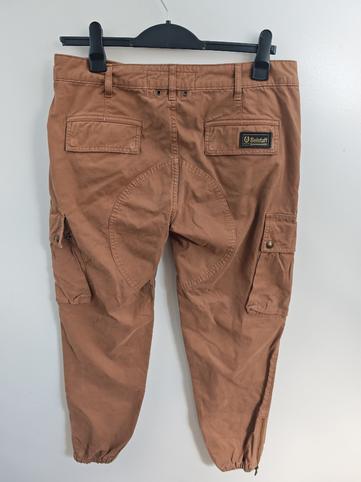 Belstaff Trialmaster Professional Cargo Trousers Mens Brown Size 32 100% Cotton image 3