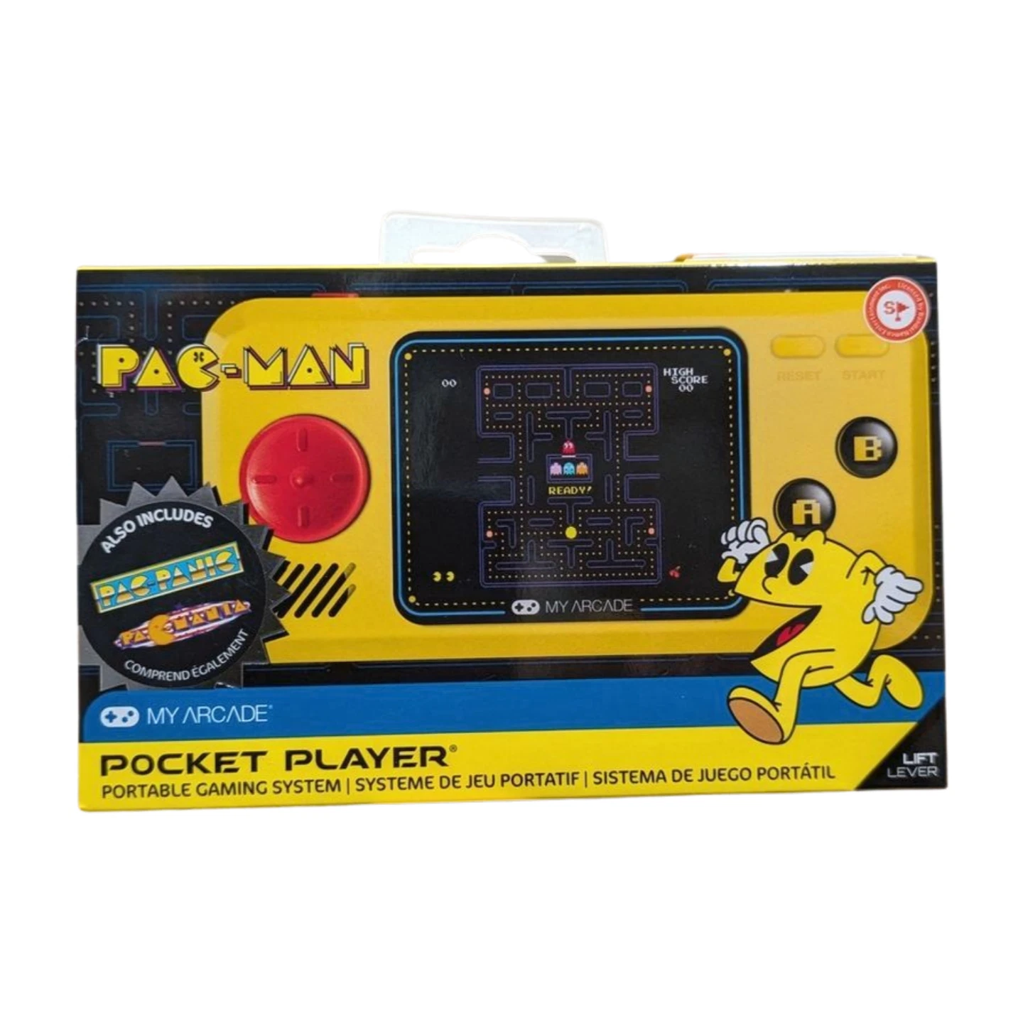 My Arcade Pac-Man Pocket Player Handheld Retro Game Console 3 Games Pac-Mania