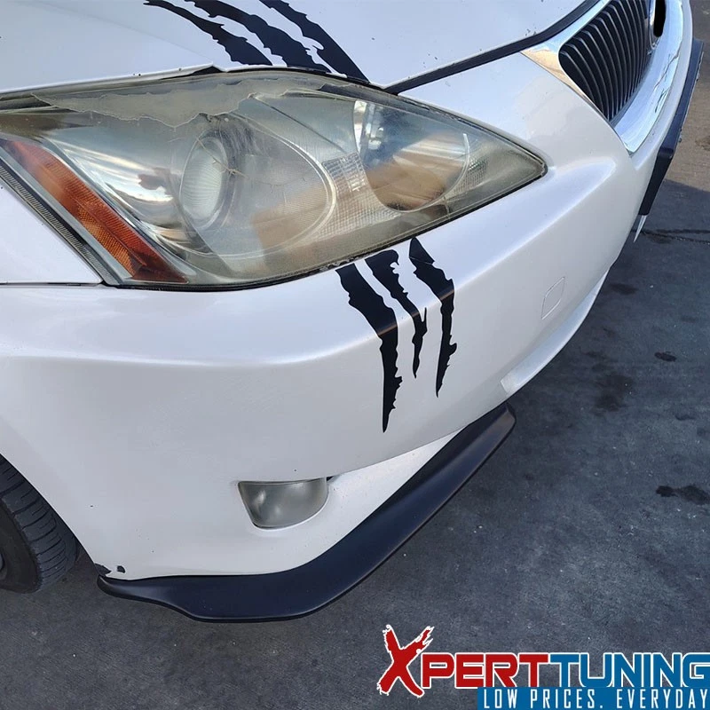 Universal 24x4 Inch 2PC Front Bumper Lip Side Corner Splitter Spoiler IKON Style Foto 2 de 4