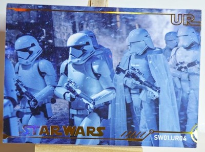 2023 Disney Star Wars SW01.UR04 First Order Snowtrooper UR Ultra Rare NM