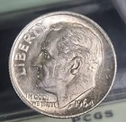 1964 Roosevelt Dime-No Mint Mark