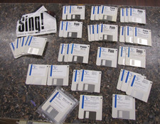 Lot 40 Vintage Musicware Software Music Lab Piano Sing 3.5" Disks Learn How