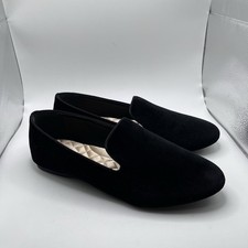 Birdies Black Velvet The Starling Shoes Slippers Loafers Women's Size 10.5 Wide