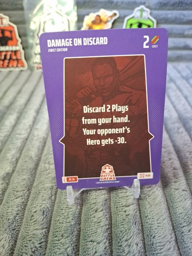 Damage On Discard 2025 Bo Jackson Battle Arena Alpha Update Play Card #PL-34