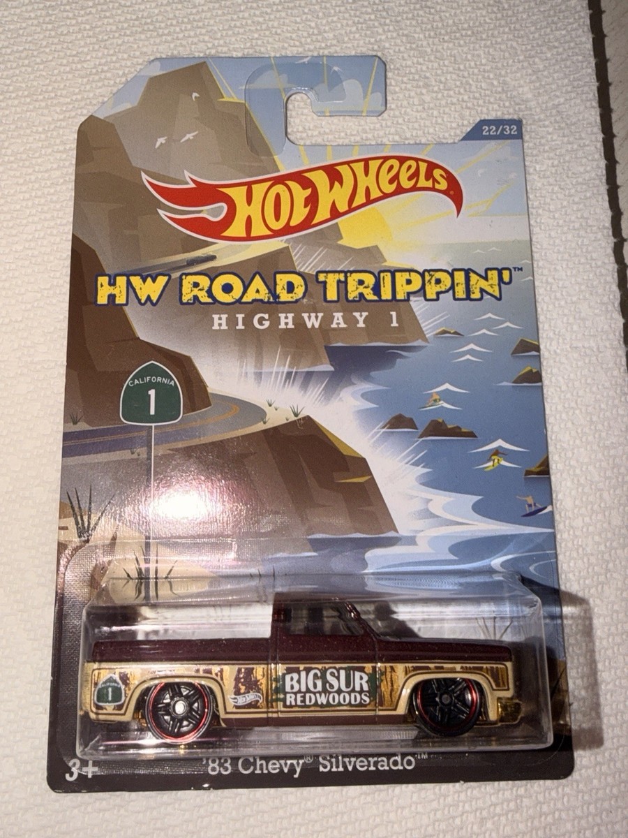 ホットウィール　83 CHEVY SILVERADO ROAD TRIPPIN' Hot Wheels 83 Chevy Silverado HW Road Trippin' Highway 1 Big Sur