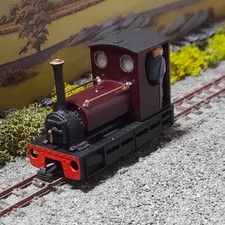 009  Hunslet CAB quarry loco Narrow Gauge On Brand New KATO 109 chassis MAROON
