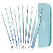 10Pcs Blackhead Remover Pimple Popper Tool Kit Comedone Extractor Acne Blemish