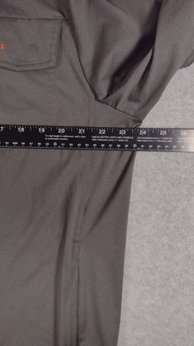 Duluth Herren Jacke anthrazit Standard Passform Stretch durchgehender Reißverschluss Mantel Seitentasche groß - Bild 7 von 10