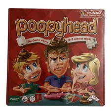 Poopyhead Family Game New Sealed Identity Games Ages 6 Up 2+ Players Funny Party