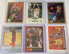 Fleer NBA Basketball Trading Card Lot (6) 1991-92 Bird Magic Johnson Jordan