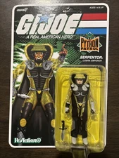 GI JOE G.I. SUPER7 Reaction Python Patrol SERPENTOR O-Ring 3.75 Figure Target