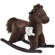 Children Riding Rocking Horse Toy w/ Fun Realistic Sounds  Storage Bag
