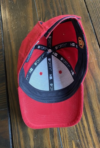 Manchester United New Era 9Forty Youth Adjustable Hat Red - Picture 5 of 7