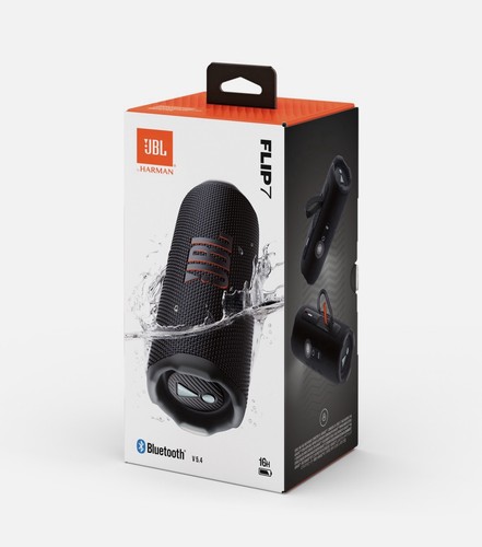 JBL Flip 7  Portable Waterproof Bluetooth Speaker | Black