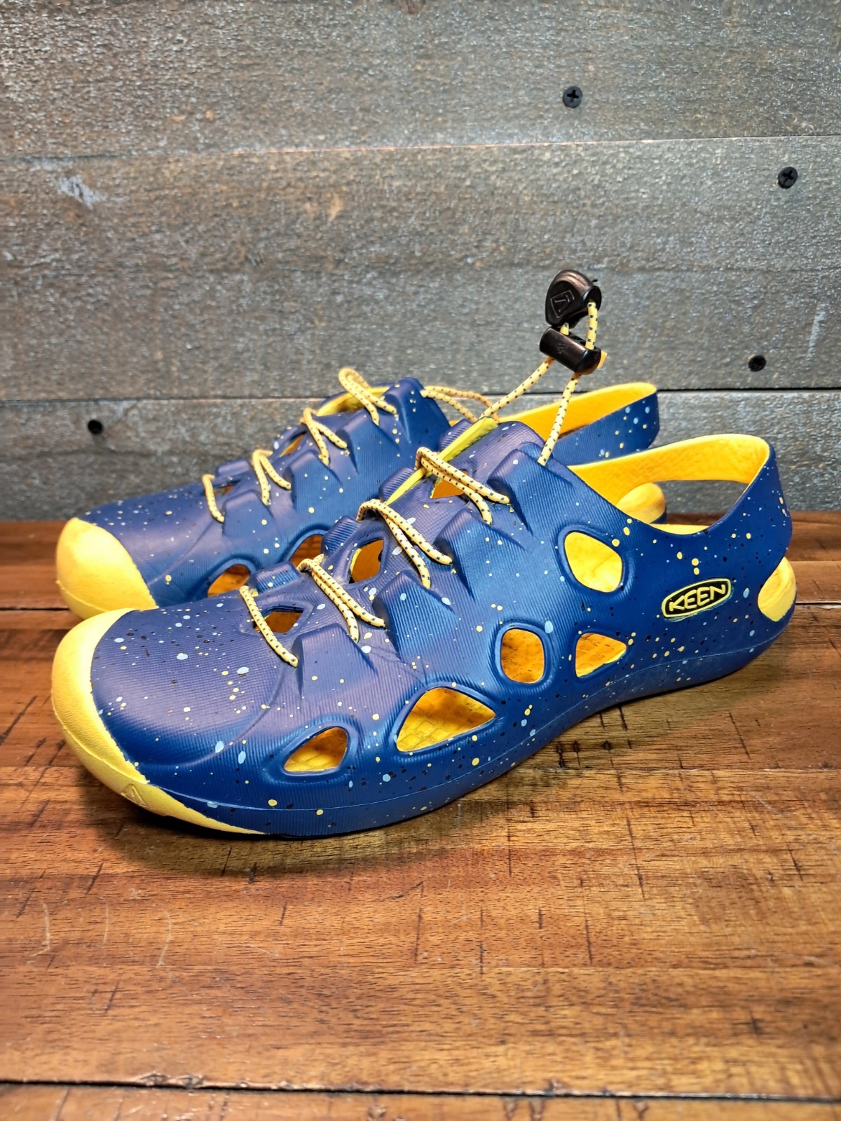 KEEN Scarpe Gladiatore Ragazzo Sandalo Blu Sintetico Coulisse Taglia 6 Medium