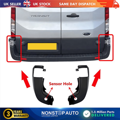 2X Hintere Stoßstange Ecke Ende L R mit Sensor Loch Für Ford Transit MK8 2013 On