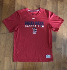 Nike Boston Red Sox T-Shirt Dri-fit Red Unisex Medium