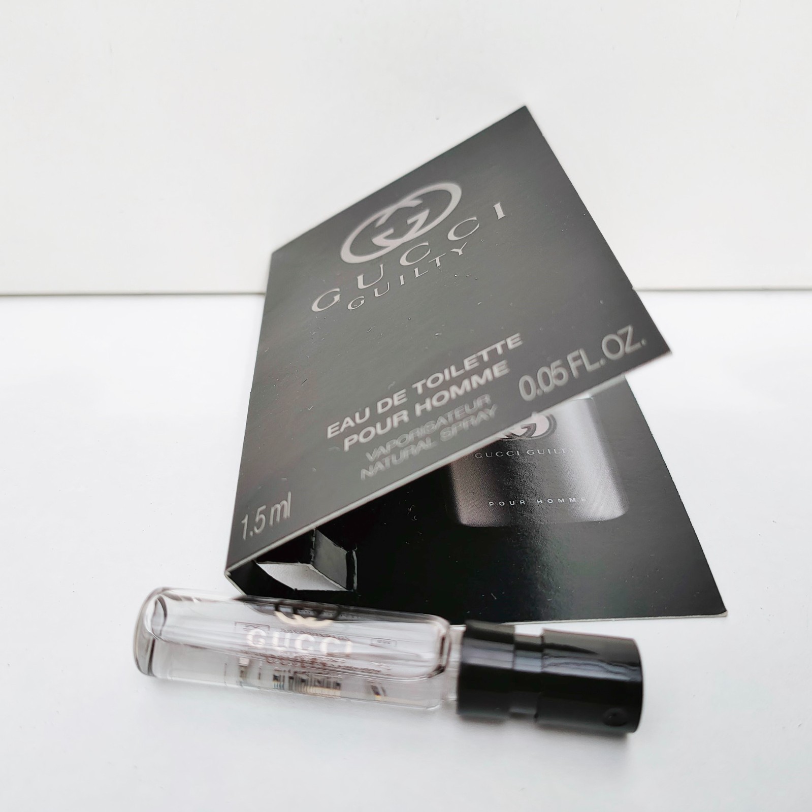 1x Gucci Guilty Pour Homme Eau de Toilette mini Spray Cologne, 1.5ml, Brand New!