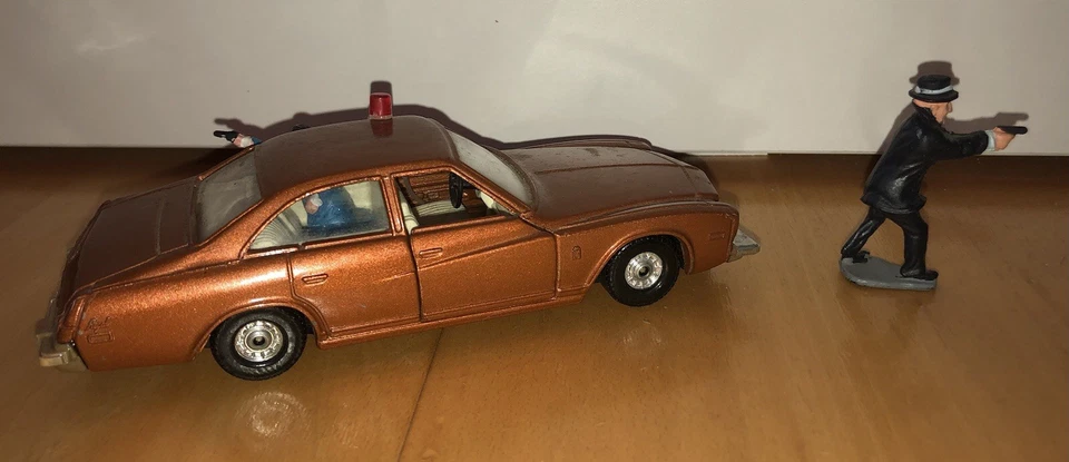 Vintage 1975 70er Jahre Corgis 290 Kojak Buick Regal Auto Fahrzeug + Figur - Bild 4 von 4