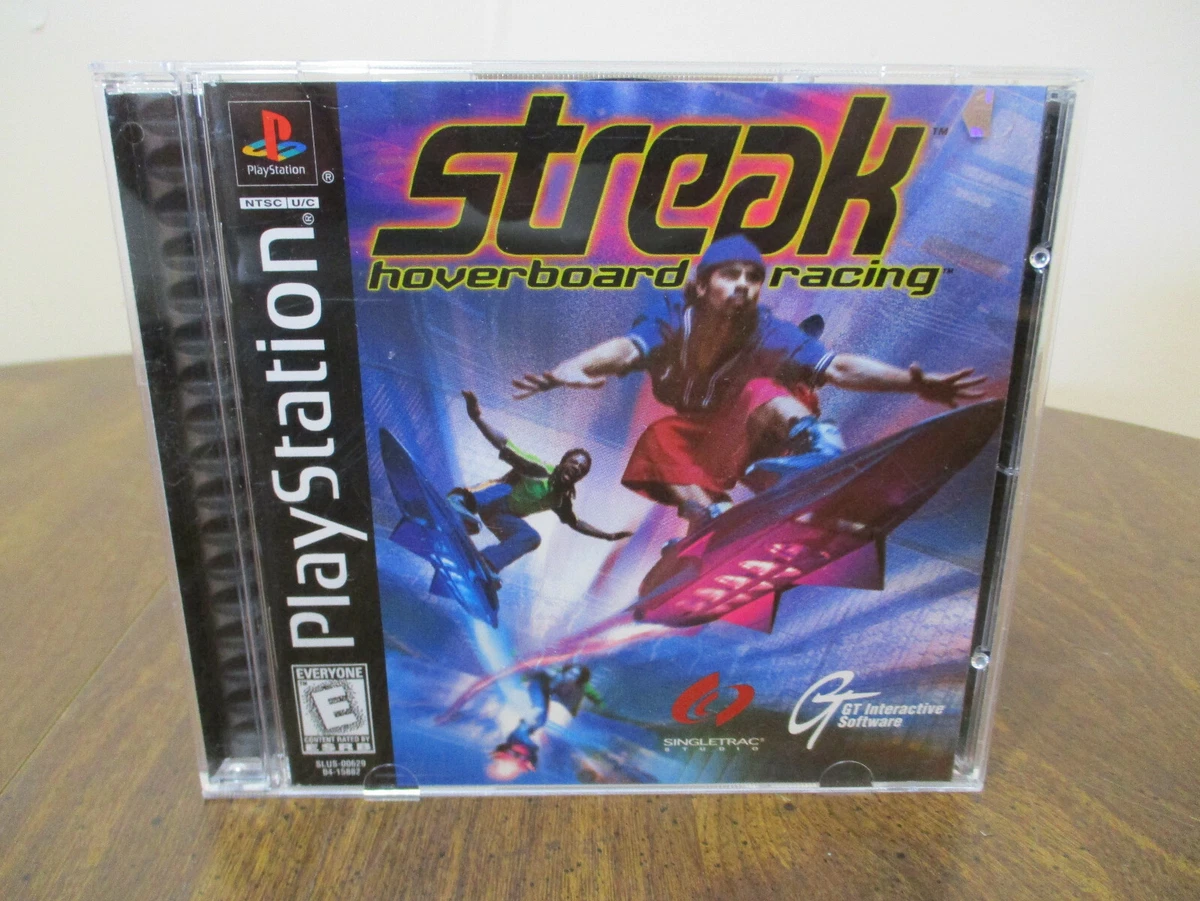 Sony Playstation PS1 Game Lot Streak Hoverboard Hardcore 4X4 Grand